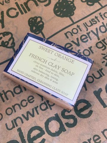 Cleansing Clays Sweet Orange and French Clay Soap