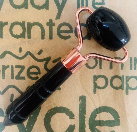 Obsidian Gemstone Facial Roller