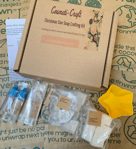 cosmeti-craft star soap kit xmas christmas