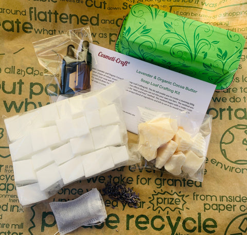 cosmeti-craft lavender soap loaf kit organic cocoa butter
