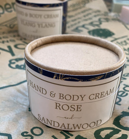 Rose and Sandalwood Hand and Body cream