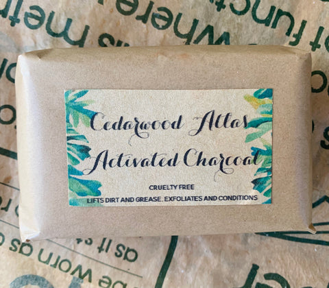 Cleansing Clays Cedarwood and Activated Charcoal Soap