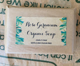 Organic Rose Geranium soap
