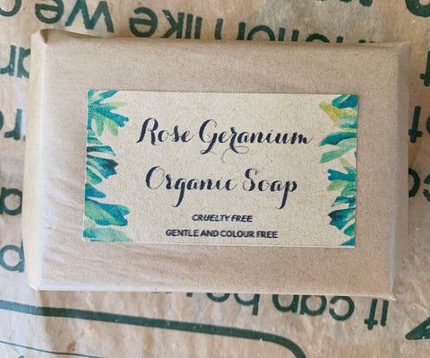 Organic Rose Geranium soap